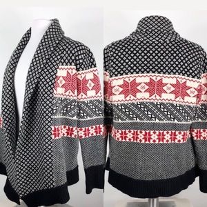 Telluride LambsWool Nordic Sweater, intarsia, fair isle